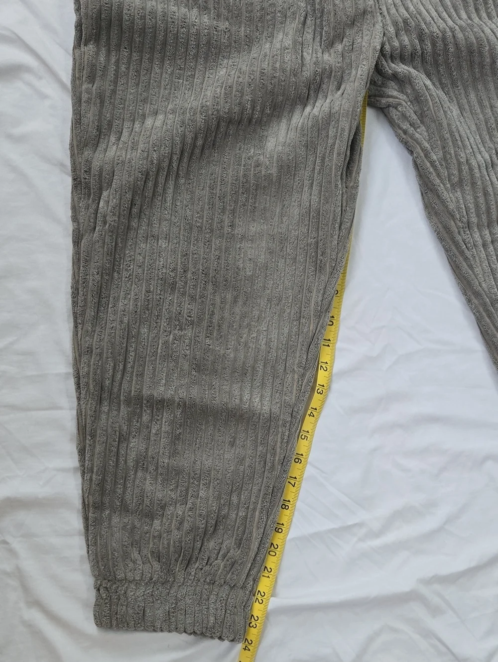 Men's/Unisex Japanese Style Grey Corduroy Street Style/Skater Pants Ankle Length